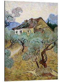 Magnettafel Weißes Bauernhaus zwischen Olivenbäumen, 1889