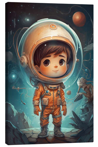 Canvas-taulu The little Astronaut