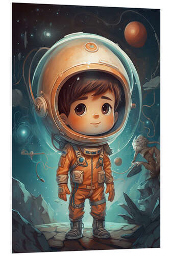 Foam board print The little Astronaut