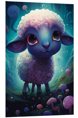 Foam board print The little Sheep