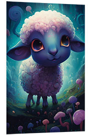 Foam board print The little Sheep