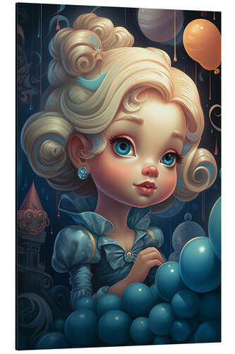 Aluminium print Cinderella