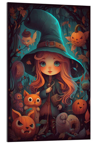 Gallery print The Little Helloween Witch