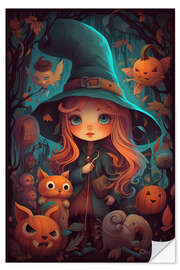 Wall sticker The Little Helloween Witch