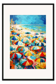 Gerahmter Kunstdruck Der Tag am Meer I