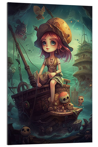 Gallery print The Little Pirate Girl