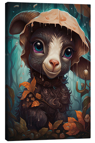 Canvas-taulu The Little Goat