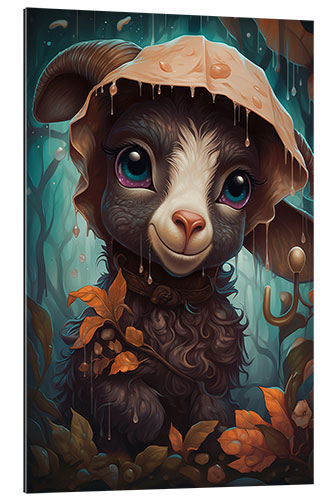 Tableau en plexi-alu The Little Goat