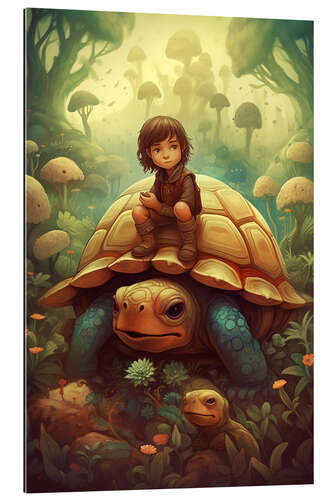 Gallery print The Little Boy and the Turtle