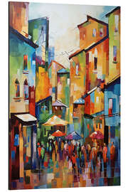 Magnettafel Menschen in der Stadt