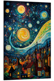 Magnettafel Nachtgeflüster in der Stadt