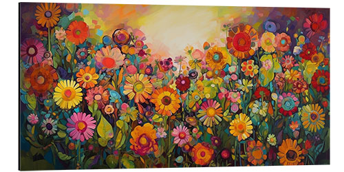 Tableau en aluminium Flower Meadow I