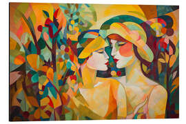 Magnettafel Liebendes Paar