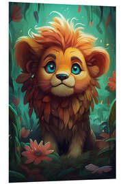 Foam board print The Little Lion