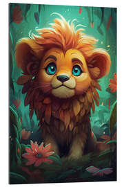 Tableau en plexi-alu The Little Lion