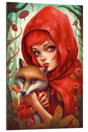 Cuadro de plexi-alu Little Red Riding Hood