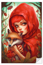 Wall sticker Little Red Riding Hood