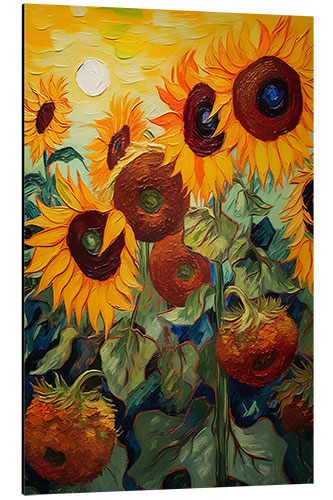 Cuadro de aluminio Sunflowers in August