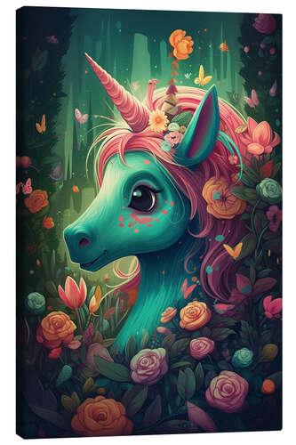 Canvas-taulu Fairytale Unicorn