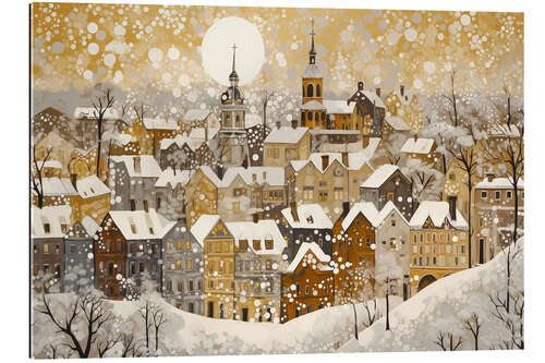 Gallery print Golden Winter in the City