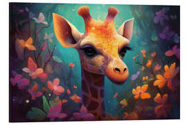 Magnettafel Die neugierige Giraffe