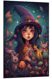 Tableau en aluminium The Little Witch