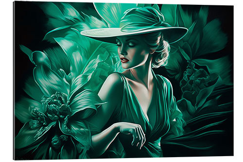 Gallery print Lady in Green I