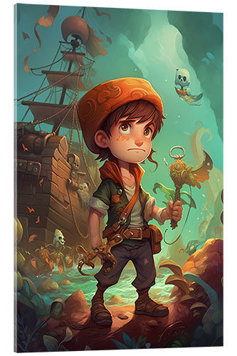 Obraz na szkle akrylowym The Little Pirate