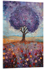 Acrylic print Lavender Tree
