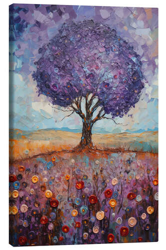 Canvas print Lavender Tree