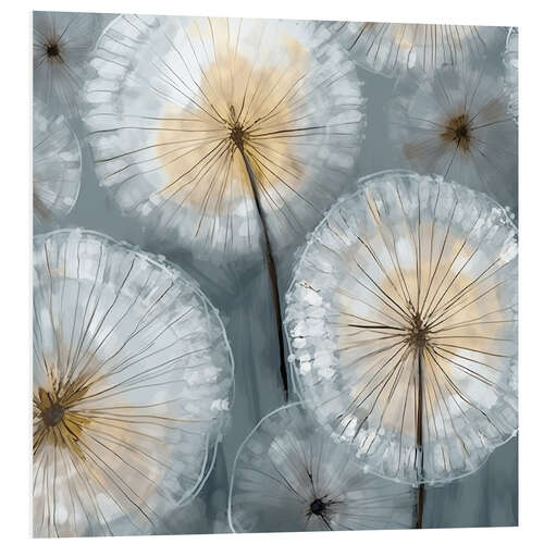 Foam board print Dandelions I