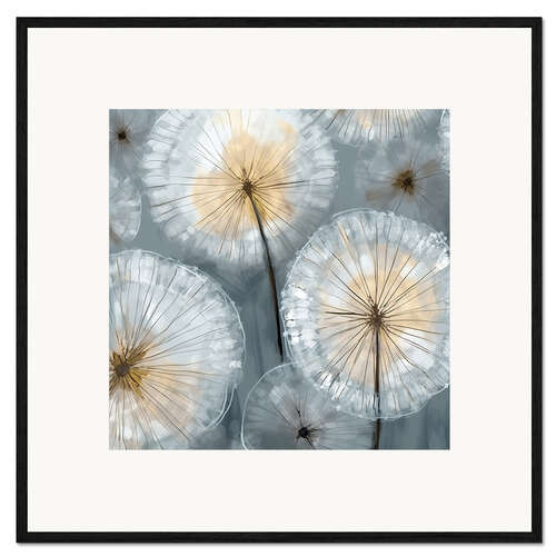 Impression artistique encadrée Dandelions I