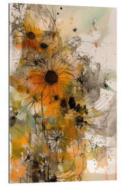 Tableau en plexi-alu Sunflowers Forever II