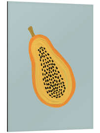 Magnettafel Papaya-Porträt