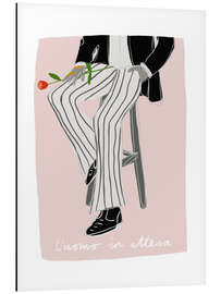 Magnettafel Der wartende Mann