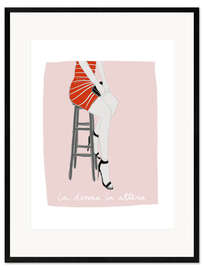 Framed art print The Waiting Woman