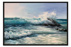Gerahmter Kunstdruck Magische Brandung