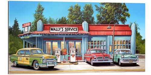 Galleriprint Wally’s Service and Vintage Cars