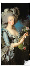 Dørtapet Marie-Antoinette with the Rose - Elisabeth Louise Vigee-Lebrun