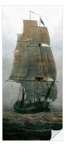 Dørtapet Sailing ship in the fog