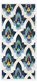 Obra artística  Fachada de la mezquita en Casablanca - Walter Bibikow