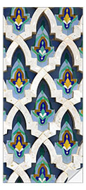 Dørtapet Mosque facade in Casablanca - Walter Bibikow