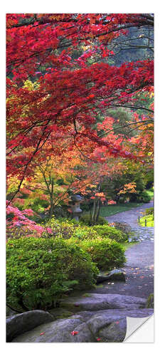 Dørtapet Path at Japanese Garden in Autumn