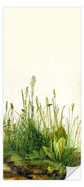 Sticker pour porte  La grande touffe d&#039;herbes - Albrecht Dürer