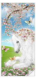 Door sticker Dreamy unicorn - Dolphins DreamDesign