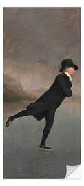 Deursticker The Skating Minister, 1795 - Henry Raeburn