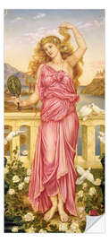 Door sticker Helena of Troy - Evelyn De Morgan