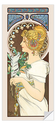 Sticker pour porte La Plume