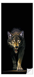Dørtapet Stalking wolf - Chris Hiett
