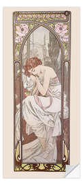 Dørtapet The Four Times of the Day - Night's Rest - Alfons Mucha